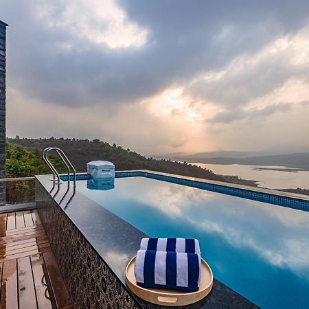 Saffronstays Kaia Waters: Greek-Style Villa with Pawna Lake Panorama Kolvan Exterior photo