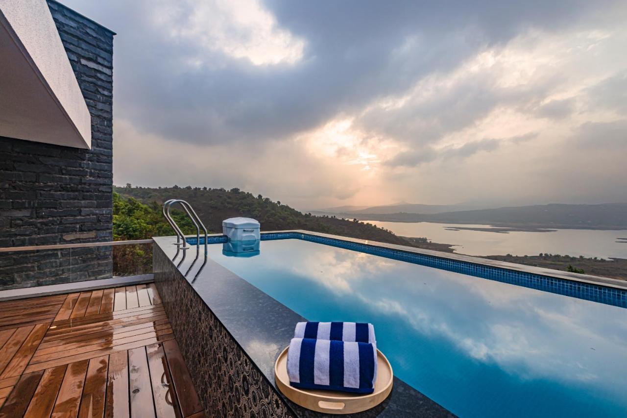 Saffronstays Kaia Waters: Greek-Style Villa with Pawna Lake Panorama Kolvan Exterior photo