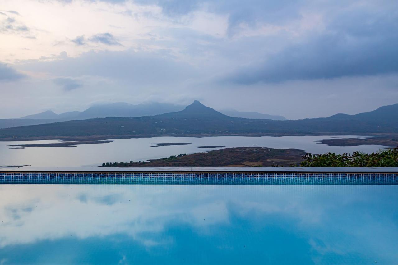 Saffronstays Kaia Waters: Greek-Style Villa with Pawna Lake Panorama Kolvan Exterior photo