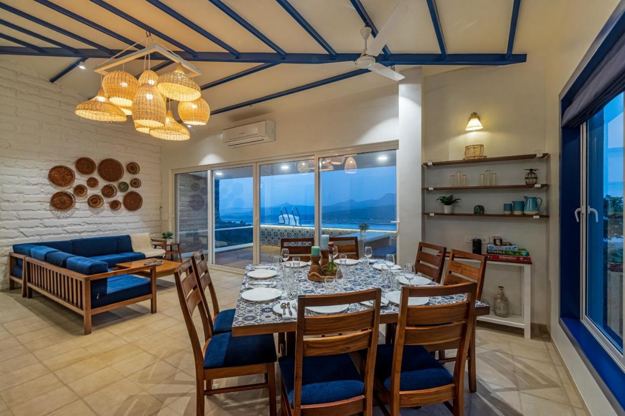 Saffronstays Kaia Waters: Greek-Style Villa with Pawna Lake Panorama Kolvan Exterior photo